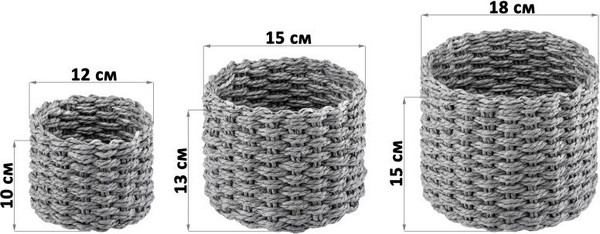 Набор корзин El Casa 240350