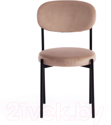 Табурет Tetchair Revo ткань/металл (бежевый Barkhat 5/черный)