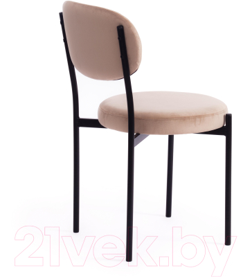 Табурет Tetchair Revo ткань/металл (бежевый Barkhat 5/черный)