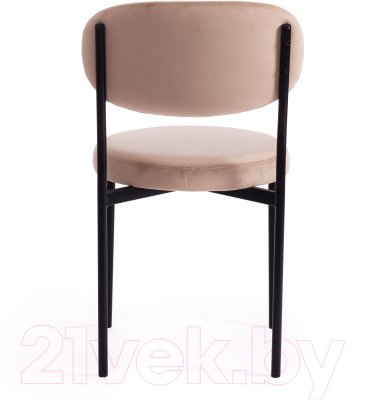 Табурет Tetchair Revo ткань/металл (бежевый Barkhat 5/черный)