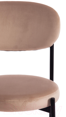 Табурет Tetchair Revo ткань/металл (бежевый Barkhat 5/черный)