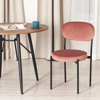 Табурет Tetchair Revo ткань/металл (коралловый Barkhat 15/черный)