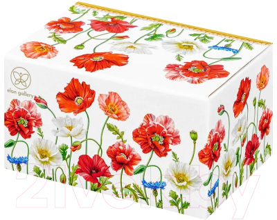 Масленка Elan Gallery Маки / 420449 