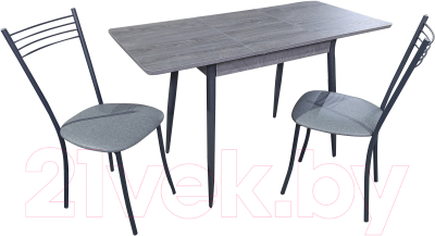 Обеденный стол Древпром М46 Бостон ДП1-01-10 60x90-127