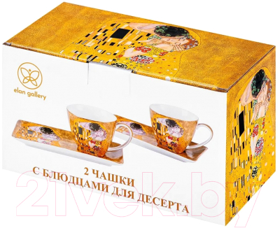 Набор для чая/кофе Elan Gallery Поцелуй / 420525 (2пр)