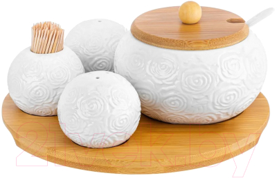 Набор емкостей для хранения Elan Gallery Розы / 540789