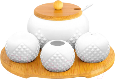 Набор емкостей для хранения Elan Gallery Ромбики / 540791 - фото