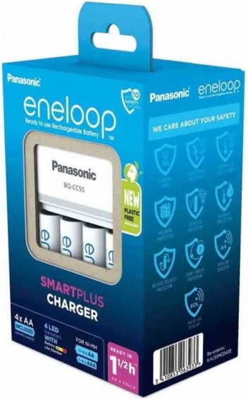 Зарядное устройство для аккумуляторов Panasonic Smart & Quick / K-KJ55MCD40E