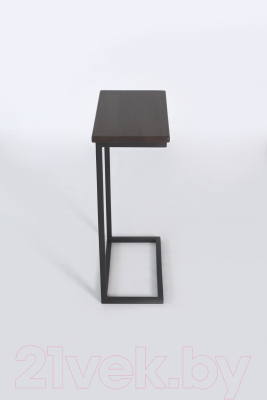 Приставной столик Stal-Massiv Goose (черный/дуб мореный)