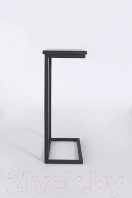 Приставной столик Stal-Massiv Goose (черный/дуб мореный)