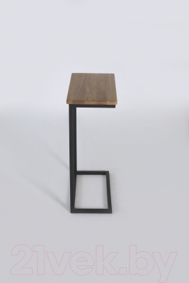 Приставной столик Stal-Massiv Goose (черный/дуб натуральный)