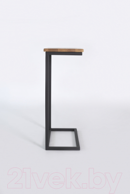 Приставной столик Stal-Massiv Goose (черный/дуб натуральный)