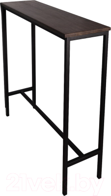 Барный стол Stal-Massiv SM-95 (дуб мореный/черный) - фото
