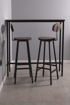 Барный стол Stal-Massiv SM-95 (дуб мореный/черный)