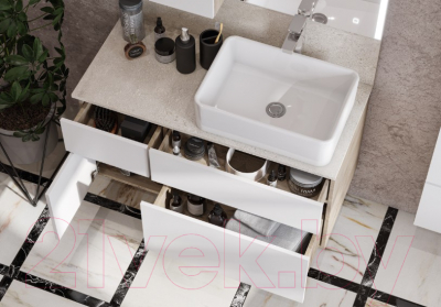 Тумба с умывальником Акватон Мишель 100 (1A2441K3MIDU0)