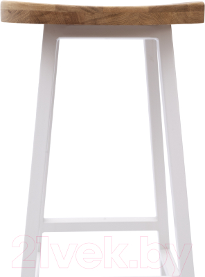 Табурет барный Stal-Massiv SMH-65 (дуб натуральный/белый)