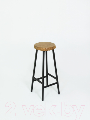Табурет барный Stal-Massiv Smbeer 78 (дуб натуральный/черный)