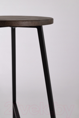 Табурет барный Stal-Massiv TRH-78 (дуб мореный/черный)