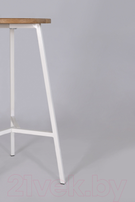 Табурет барный Stal-Massiv TRH-78 (дуб натуральный/белый)