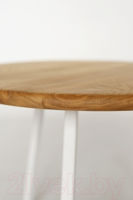 Журнальный столик Stal-Massiv SMT-60 (дуб натуральный/белый)