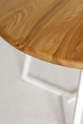 Журнальный столик Stal-Massiv SMT-60 (дуб натуральный/белый)