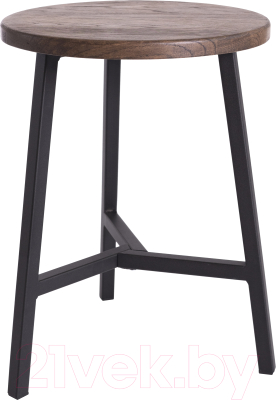 Табурет Stal-Massiv TRH-45 (дуб мореный/черный) - фото