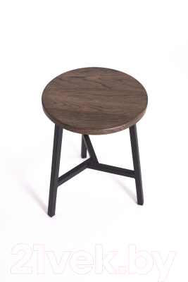 Табурет Stal-Massiv TRH-45 (дуб мореный/черный)