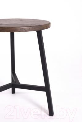 Табурет Stal-Massiv TRH-45 (дуб мореный/черный)