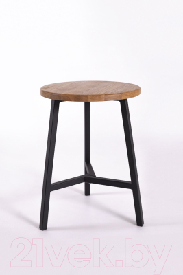 Табурет Stal-Massiv TRH-45 (дуб натуральный/черный)