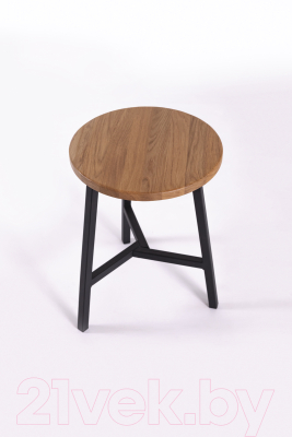 Табурет Stal-Massiv TRH-45 (дуб натуральный/черный)