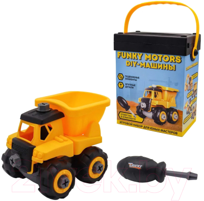 Игрушка-конструктор Funky Toys Самосвал с отверткой / FT0398151