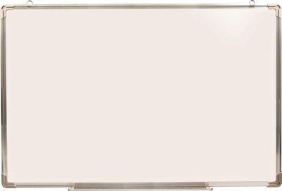 Магнитно-маркерная доска Buro Лак Алюминиевая рама c лотком для аксессуаров 60x90см - фото