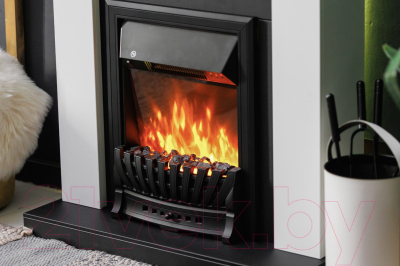 Портал для камина Смолком Detroit STD-ASP (бьянко белый/черный)