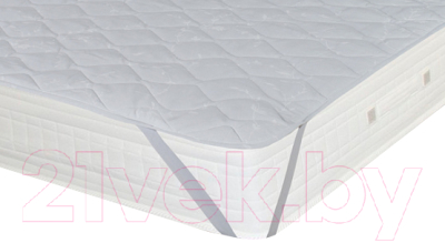 Наматрасник защитный Milanika Престиж Овечья шерсть однотонный 90x200 - фото