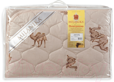 Наматрасник защитный Milanika Верблюжья шерсть Премиум 120x200