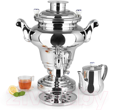 Электросамовар Beem Royal / 07347 (серебристый)