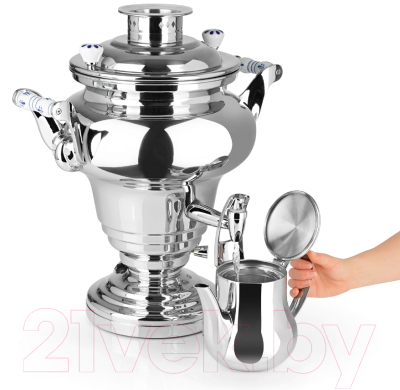 Электросамовар Beem Royal / 07347 (серебристый)