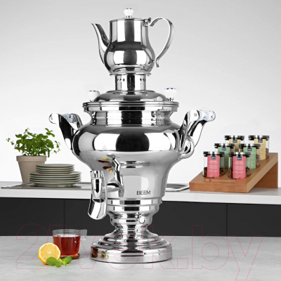 Электросамовар Beem Royal / 07347 (серебристый)