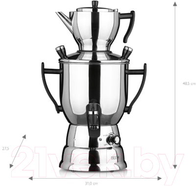 Электросамовар Beem 2017 / 03519 (серебристый)