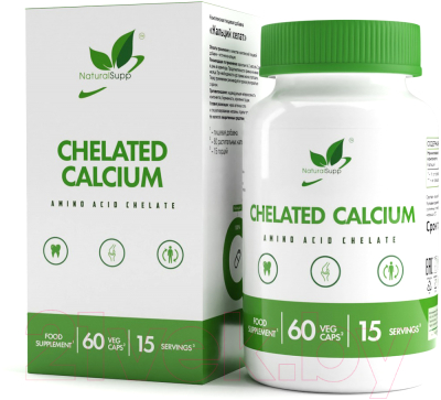 Комплексная пищевая добавка NaturalSupp Chelated Calcium Кальций хелат