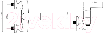 Смеситель Ekko E20151