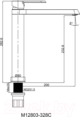 Смеситель Maxonor Pure Life PL11108-6