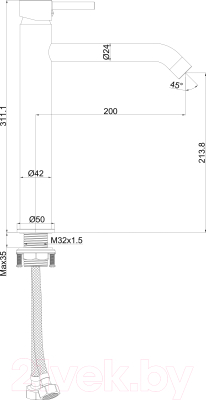 Смеситель Maxonor Pure Life PL1187-9
