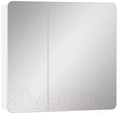 Шкаф с зеркалом для ванной Volna 80 - фото