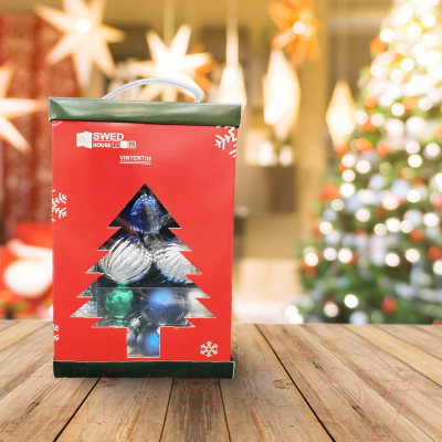 Набор елочных игрушек Swed house Vintertid 34.56.3190