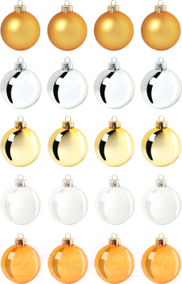 Набор елочных игрушек Swed house Vintertid 34.56.1401 - фото