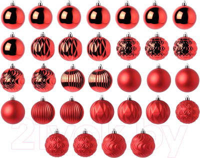 Набор елочных игрушек Swed house Vintertid 34.56.7651 - фото