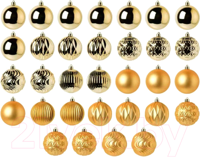 Набор елочных игрушек Swed house Vintertid 34.56.8500 - фото