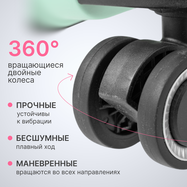 Чемодан на колесах DoubleW YF-PP02