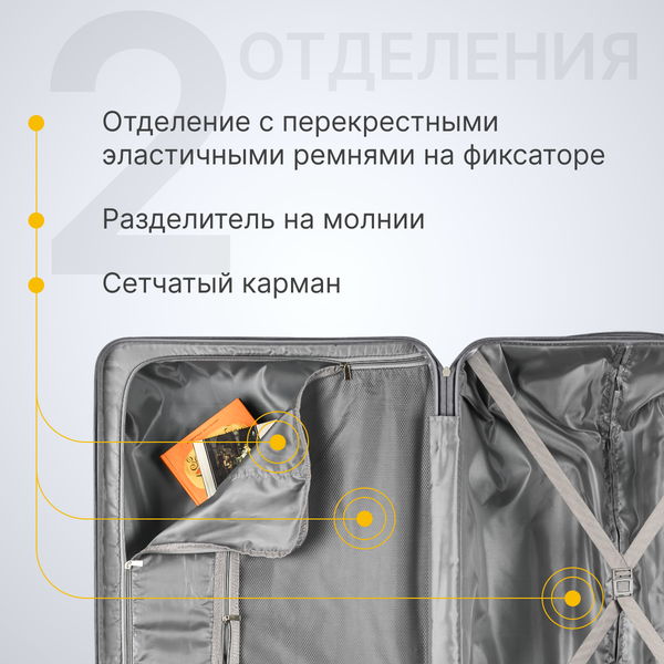 Чемодан на колесах DoubleW YF-PP02